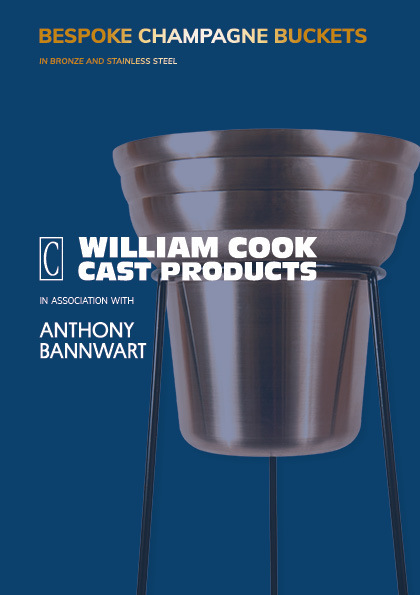 William Cook Cast Products in association with Anthony Bannwart Bespoke Champagne Buckets